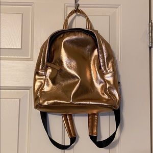 Metallic Mini Backpack